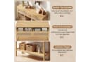 COSTWAY Konsolentisch Rattanoptik mit Schubladen & Ablage Bild 4