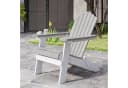 COSTWAY Klappbarer Adirondack Gartenstuhl Grau/Weiß HIPS Bild 1