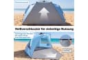 COSTWAY Strandmuschel Zelt 4 Personen Pop-up mit UV-Schutz Bild 3