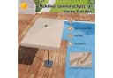 COSTWAY Sonnenschirm Beige Balkonschirm rechteckig mit Neigungsfunktion Bild 4