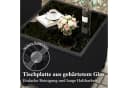 COSTWAY Balkonset 3-tlg. Rattan mit Kissen Grau/Schwarz Bild 3