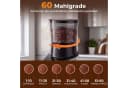 COSTWAY Kaffeemühle 250g Bohnenbehälter 60 Mahlgrade Kegelmahlwerk Bild 1