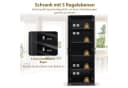 COSTWAY Küchenschrank Hochschrank 178cm mit verstellbarem Regal Bild 3