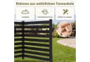 KOMFOTTEU Gartenzaun 2-teilig Sichtschutz Tannenholz Bild 4