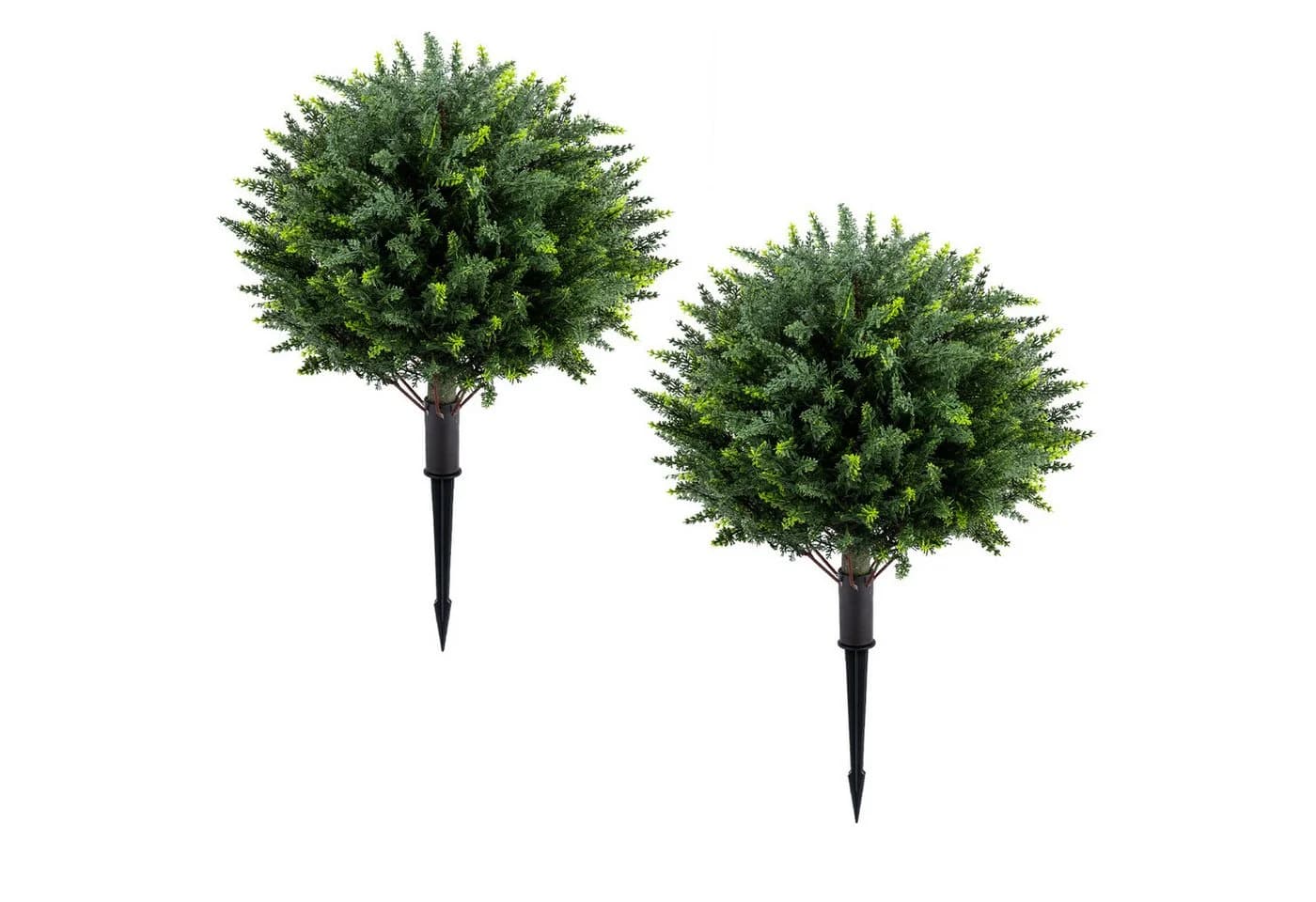 COSTWAY Kunstbaum Zypresse Grün 70 cm, Witterungsbeständig - Bild 2