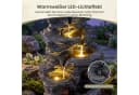 COSTWAY Zimmerbrunnen Schwarz mit LED-Beleuchtung und leiser Pumpe Bild 3