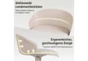 COSTWAY Barhocker 2er Set höhenverstellbar beige Bild 5