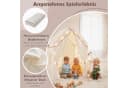 COSTWAY Spielzelt mit Sternenlichtern und Vorhof Beige Bild 4