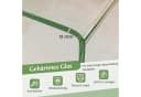 COSTWAY U-förmiger Glastisch Transparent Modern Bild 4