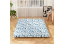 COSTWAY Futonmatratze 10 cm hoch Blau Multifunktional Bild 1