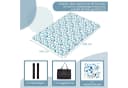 COSTWAY Futonmatratze 10 cm hoch Blau Multifunktional Bild 3