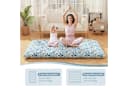 COSTWAY Futonmatratze 10 cm hoch Blau Multifunktional Bild 5