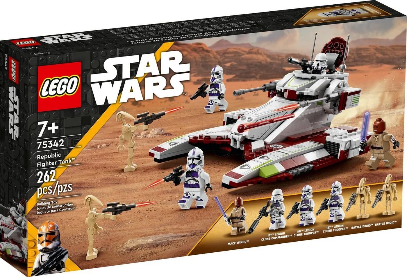 LEGO® Star Wars™ Republic Fighter Tank™ 75342 Bauset 262 Teile - Bild 2