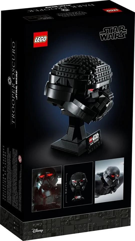 LEGO® Star Wars™ Dark Trooper Helm 75343 Konstruktionsspielsteine 693 St