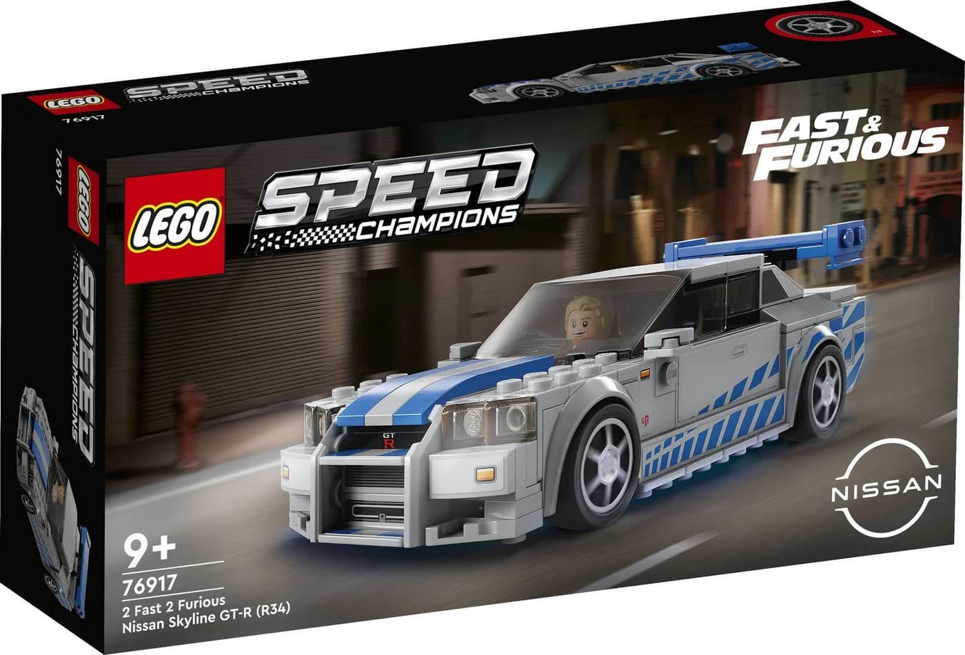 LEGO® Speed Champions Nissan Skyline GT-R (R34) 319 Teile - Bild 2
