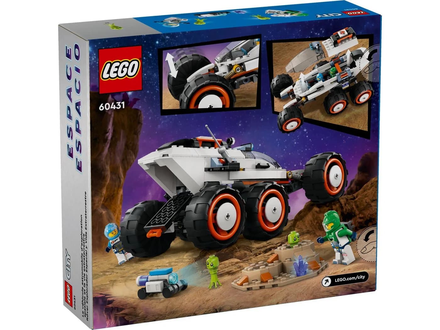 LEGO® City Weltraum-Rover mit Außerirdischen Konstruktionsspielsteine
