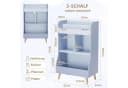 TLGREEN Spielzeugtruhe Kinderregal Bücherregal Blau Bild 3