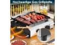 TLGREEN Camping-Gasgrill Tischgrill mit Emaille-Platte Schwarz Bild 3
