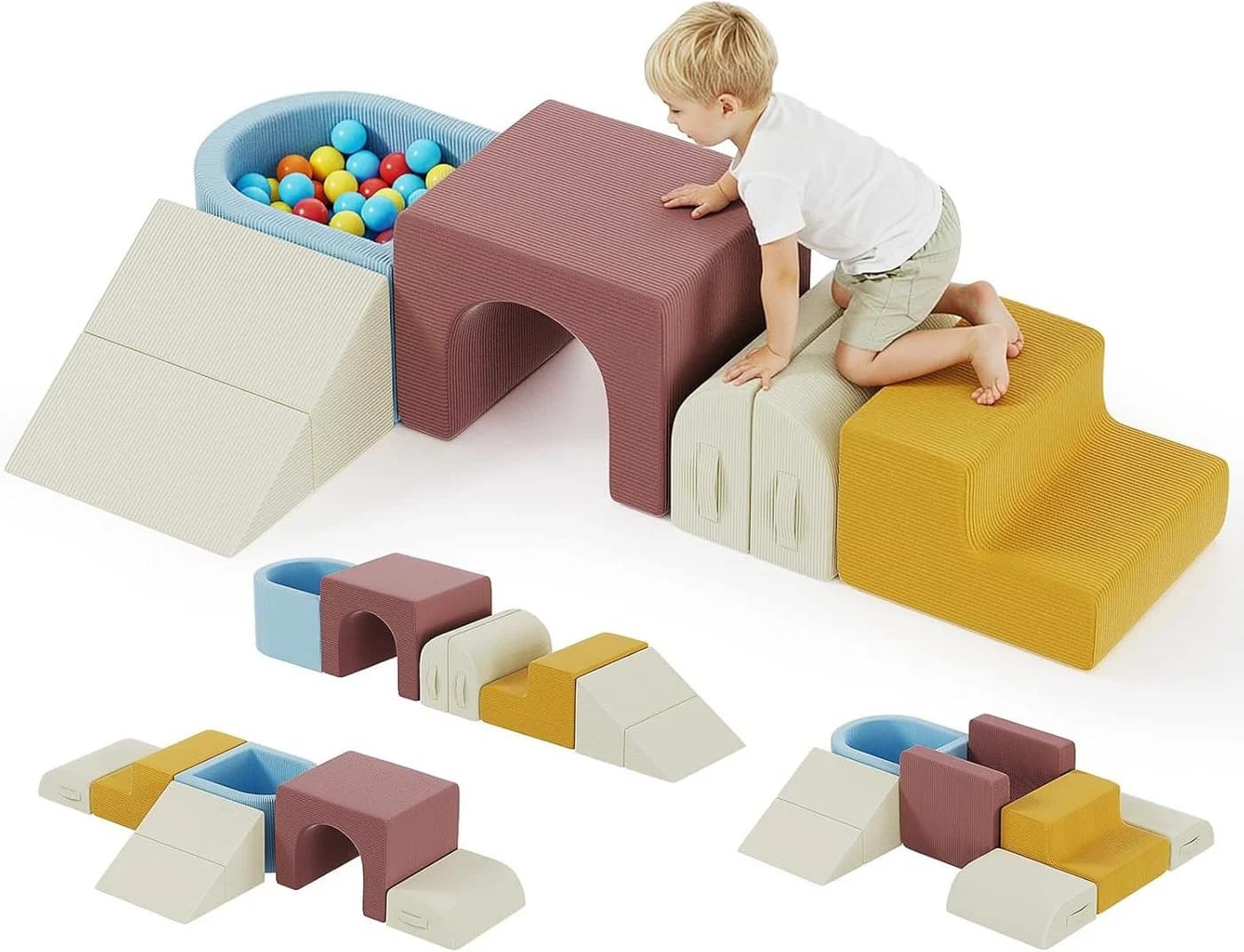TLGREEN Kindersofa 7 PCS Schaumstoff Kinderbausteine Sofa - Bild 2