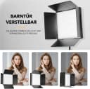 TLGREEN Videoleuchte 2er Set Zweifarbiges Panellicht 3000K-6300K Fernbedienung Bild 1