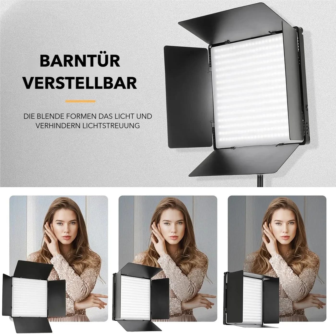 TLGREEN Videoleuchte 2er Set Zweifarbiges Panellicht 3000K-6300K Fernbedienung