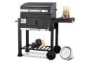 TLGREEN Holzkohlegrill Grillwagen XXL Schwarz Grau Bild 2