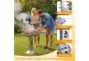 TLGREEN Holzkohlegrill Edelstahl wetterfest 52x32x84cm Bild 3