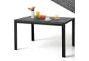 TLGREEN Gartentisch PE-Rattan 119x74cm - Wetterfest & UV-beständig Bild 2