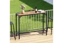 TLGREEN Gartentisch WPC Bartisch 120x38x98cm Wetterfest Braun Bild 2