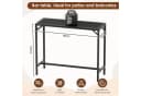 TLGREEN Gartentisch WPC Bartisch 120x38x98cm Wetterfest Braun Bild 3