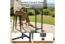 TLGREEN Gartentisch WPC Bartisch 120x38x98cm Wetterfest Braun Bild 5