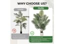 TLGREEN Künstliche Areca Palme 150cm Grün mit Übertopf Bild 5