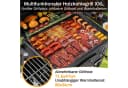 TLGREEN Holzkohlegrill XXL Schwarz mit Thermometer und Rädern Bild 4