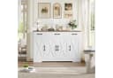 HOMECHO Sideboard 140cm Breite Küchenschrank 3 Schubladen 4 Türen Verstellbare Regale Bild 5