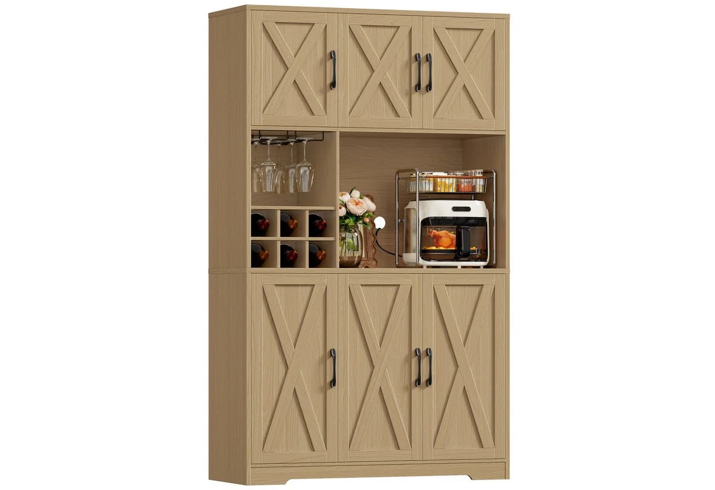 HOMECHO Küchenbuffet Küchenschrank mit Arbeitsplatte - Bild 2
