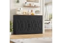 HOMECHO Sideboard 140cm Weiß 3 Schubladen 4 Türen Bild 1