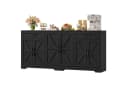 HOMECHO Sideboard 180 cm breit Küchenschrank mit Arbeitsplatte, 6 Türen und 2 Schubladen Bild 2