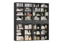 HOMECHO Bücherregal 185,5 cm hoch Standregal mit 8 Ebenen und 2 Schubladen Bild 2