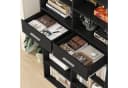 HOMECHO Bücherregal 185,5 cm hoch Standregal mit 8 Ebenen und 2 Schubladen Bild 3