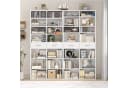 HOMECHO Bücherregal 185,5 cm hoch Standregal mit 8 Ebenen und 2 Schubladen Bild 1