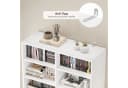 HOMECHO Bücherregal 185,5 cm hoch Standregal mit 8 Ebenen und 2 Schubladen Bild 4