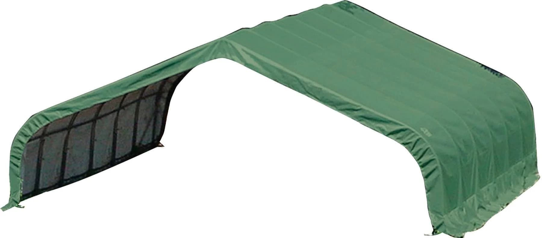 ShelterLogic Weidezelt Run-In-Shed Grün Polyethylen 49,6 m² - Bild 2
