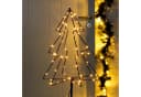 Meinposten LED-Lichterkette Tannenbaum Weihnachtsbeleuchtung warmweiß, 6-Stunden-Timer Bild 1