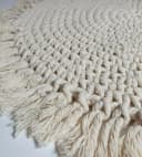 Boho Makramee Platzset aus Baumwolle und Polyester Bild 3