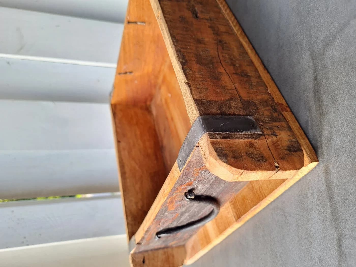 Meinposten Dekokiste Tablett Holzkasten Landhaus 31x25 cm