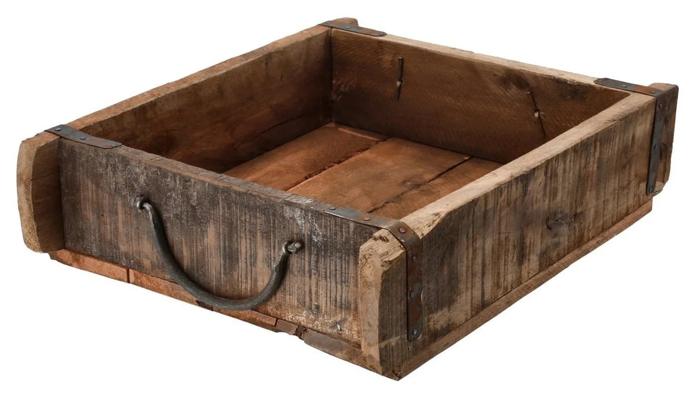 Meinposten Dekokiste Tablett Holzkasten Landhaus 31x25 cm - Bild 2