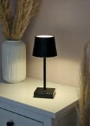 Meinposten LED Tischleuchte Touch dimmbar schwarz kabellos Bild 1