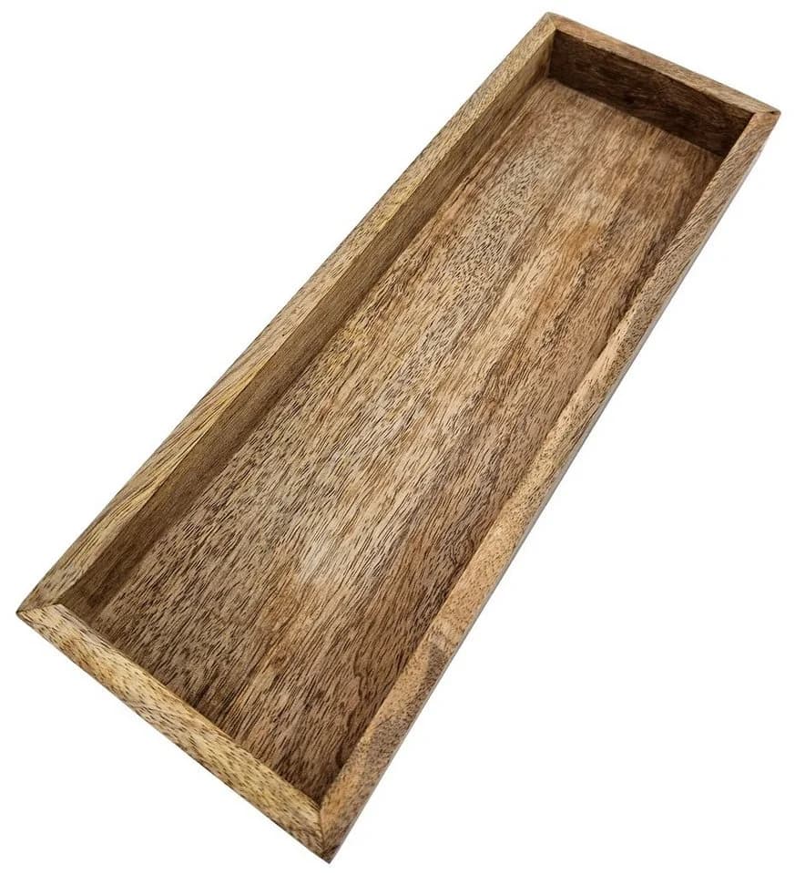 Meinposten Dekotablett Mangoholz 34x12 cm - Bild 2