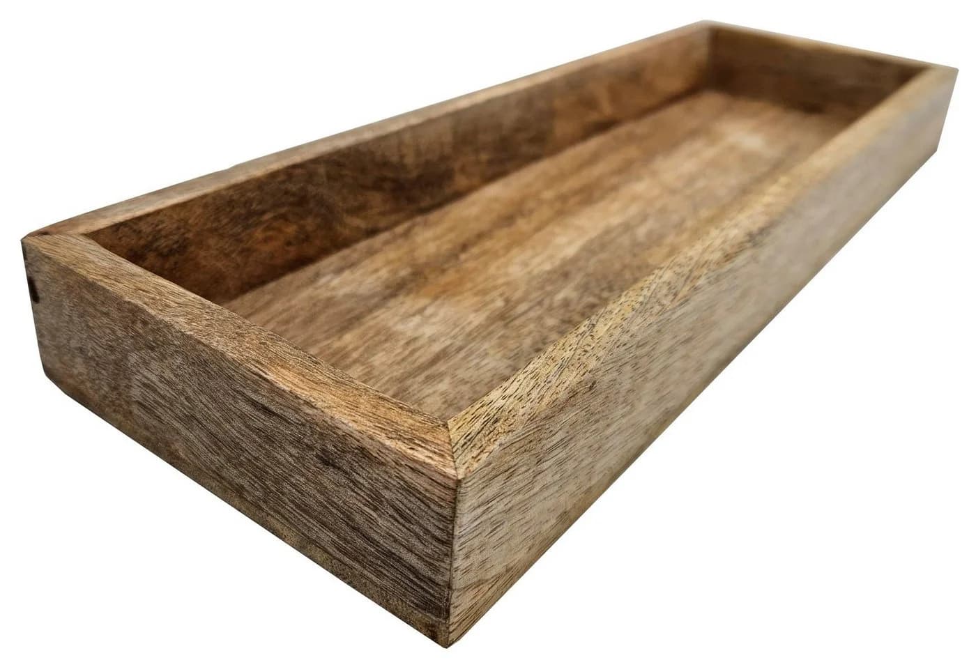 Meinposten Dekotablett Mangoholz 34x12 cm - Bild 4