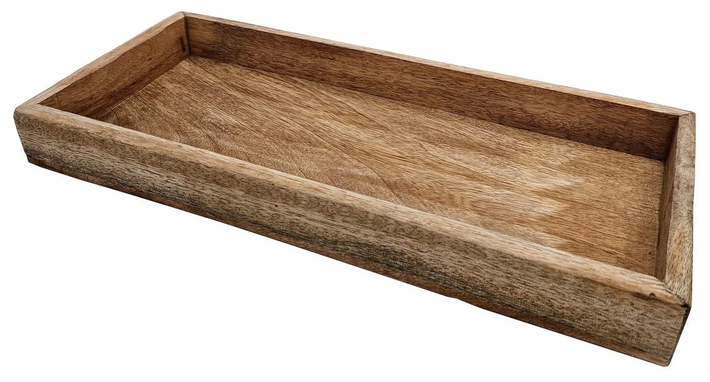 Meinposten Dekotablett Mangoholz 40 x 18 cm - Bild 2